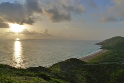 Sunrise on St. Kitts.
